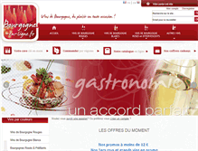 Tablet Screenshot of bourgognes-en-ligne.fr
